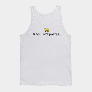 Black Lives Matter Text Tank Top